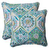 Summer Breeze Corded Throw Pillow (Set of 2)