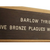 Lettering on Bronze Plaque (Each Letter)