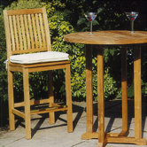 Monaco High Dining Side Chair with Cushion