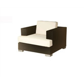 Arizona Java Woven Deep Arm Chair