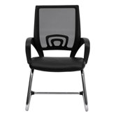 Mesh Back Guest Side Chair with Sled Base