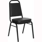 2.5" Hercules Series Trapezoidal Back Stacking Banquet Chair