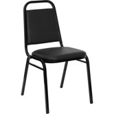 1.5" Hercules Series Trapezoidal Back Stacking Banquet Chair
