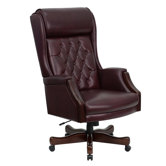 High-Back Traditional Tufted Executive Chair
