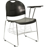 High Density 17" Polypropylene Classroom Tablet Arm Chair