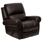 Classic Leather Chaise Recliner