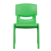 15.5" Plastic Classroom Stackable School Chair