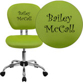 Mid-Back Mesh Embroidered Task Chair