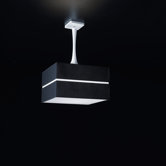 Quadratic Gloss Branco One Light Pendant