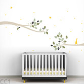 Follow the Little Rabbit Tree Branches Wall Decal