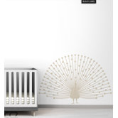 Peacock Black Label Wall Decal