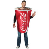 Coca Cola Cup Adult Costume