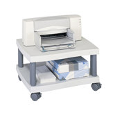 Drucker-Rolltisch "Welle" in Grau