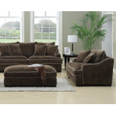 Caresse Chair and Ottoman