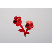 Garderobe  Appendifiore Modular in Rot/Spiegel  2er Pack
