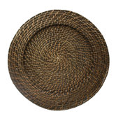 Round Rattan Charger Plate (Set of 4)
