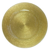 Circus Glitter Glass Charger Plate
