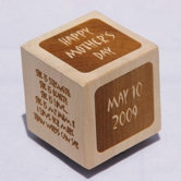 Personalized Mother's Day Block