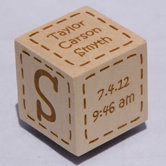 Personalized Stitch Baby Block