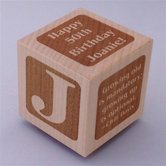 Personalized Celebration Block