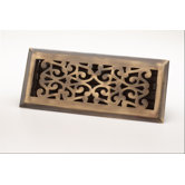 4" x 14" Scroll Floor Register