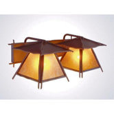 Bundle of Sticks Twin Prairie Vanity Light