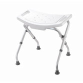 White Adjustable Bathroom and Shower Seat