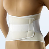 Universal Compression Lumbosacral Support in White
