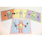 Purple Robot Placemat
