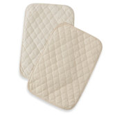 Waterproof Quilted Lap and Burp Pad Covers Two Pack Set