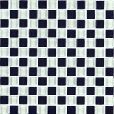 Shimmer Blends 1" x 1" Matte Mosaic in Checkerboard