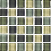 Shimmer Blends 2" x 2" Glossy Mosaic in Ocean