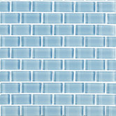 Shimmer 1" x 2" Glossy Mosaic in Daylight