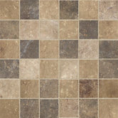 Walnut Canyon 2" x 2" Decorative Square Mosaic in Multi