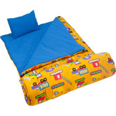 Olive Kids Under Construction Sleeping Bag
