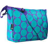Big Dots Aqua Kickstart Messenger Bag