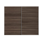 Trio Sliding Door Wardrobe in Dark Ash