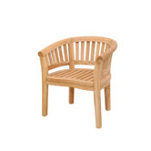 Curve Extra Thick Wood Arm Adirondack Chair