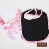 Bib Gift Set in Pink Camouflage
