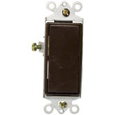 15A-120/277V 3 Way Decorator Switches in Brown