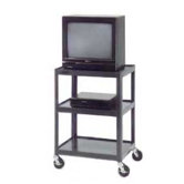 Pixmate 18" x 24" Adjustable Shelf Standard Television Cart [32" - 42" Height]