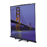 Dual Vision Heavy Duty Deluxe Fast Fold Complete Front and Rear Projection Screen - 10' x 10'