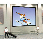 Da-Tex Fast Fold Heavy Duty Deluxe Complete Rear Projection Screen - 6' x 8'