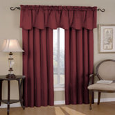 Canova Blackout Drapes and Valance Set in Burgundy