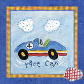 Go Man Go   Race Car Wall Art