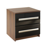 Las Vegas 2 Drawer Bedside Table