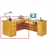 Waterfall Executive 29" H x 66" W Left Desk Return