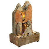 2 Light Indoor/Outdoor Slate Fountain