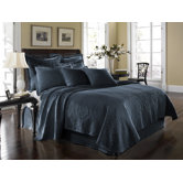 King Charles Matelasse Coverlet Bedding Collection in Provincial Blue