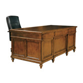 Urban Executive Leather Top Desk
